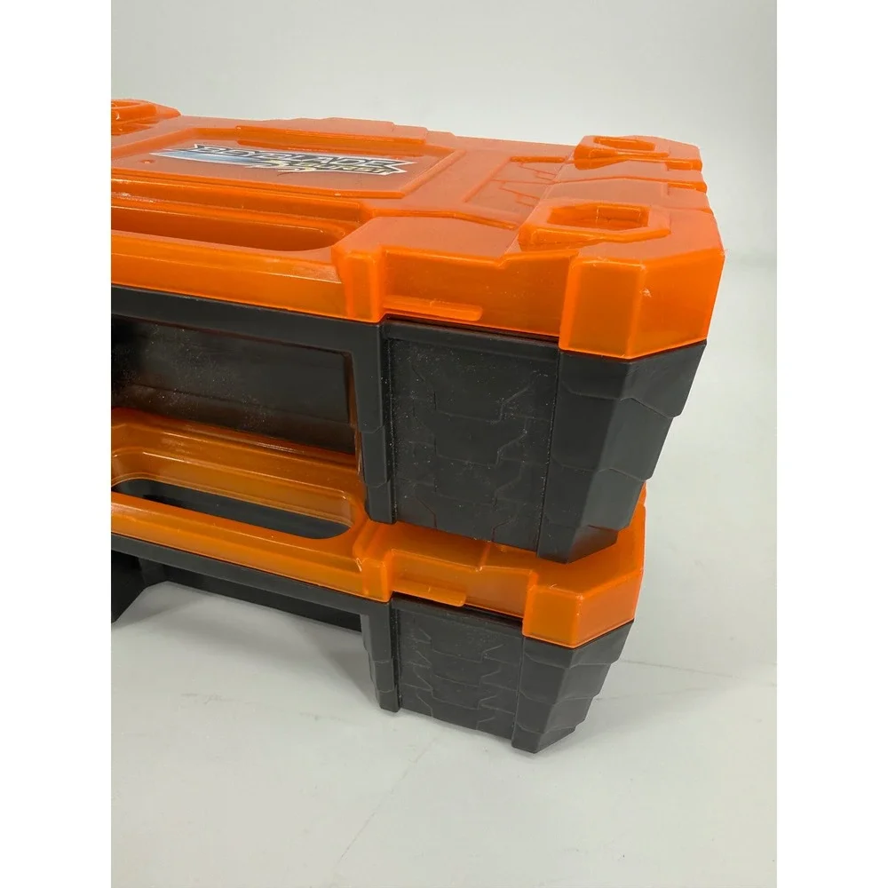 Beyblade Burst Massive Lot 3 Storage Cases Launchers Ripcords Tops Parts